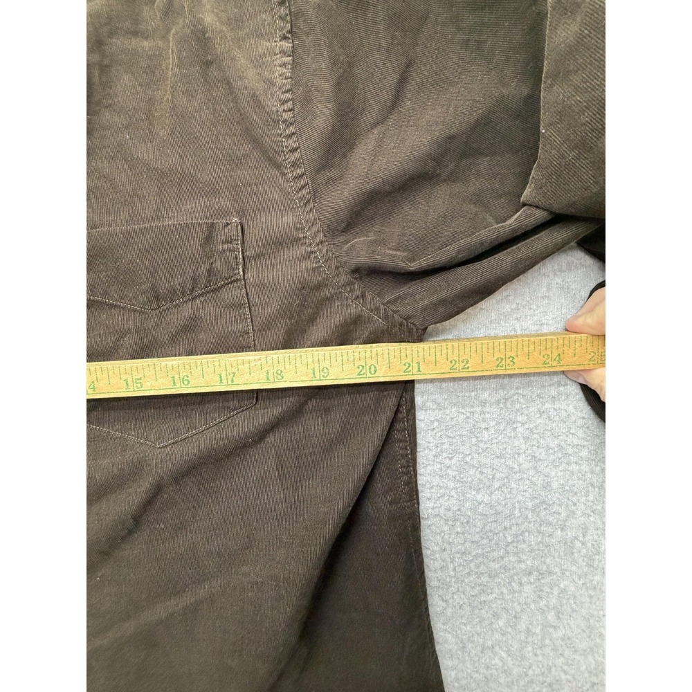NN07 Shirt Mens Large Brown Corduroy Long Sleeve Button Down Casual Fall - Picture 6 of 9
